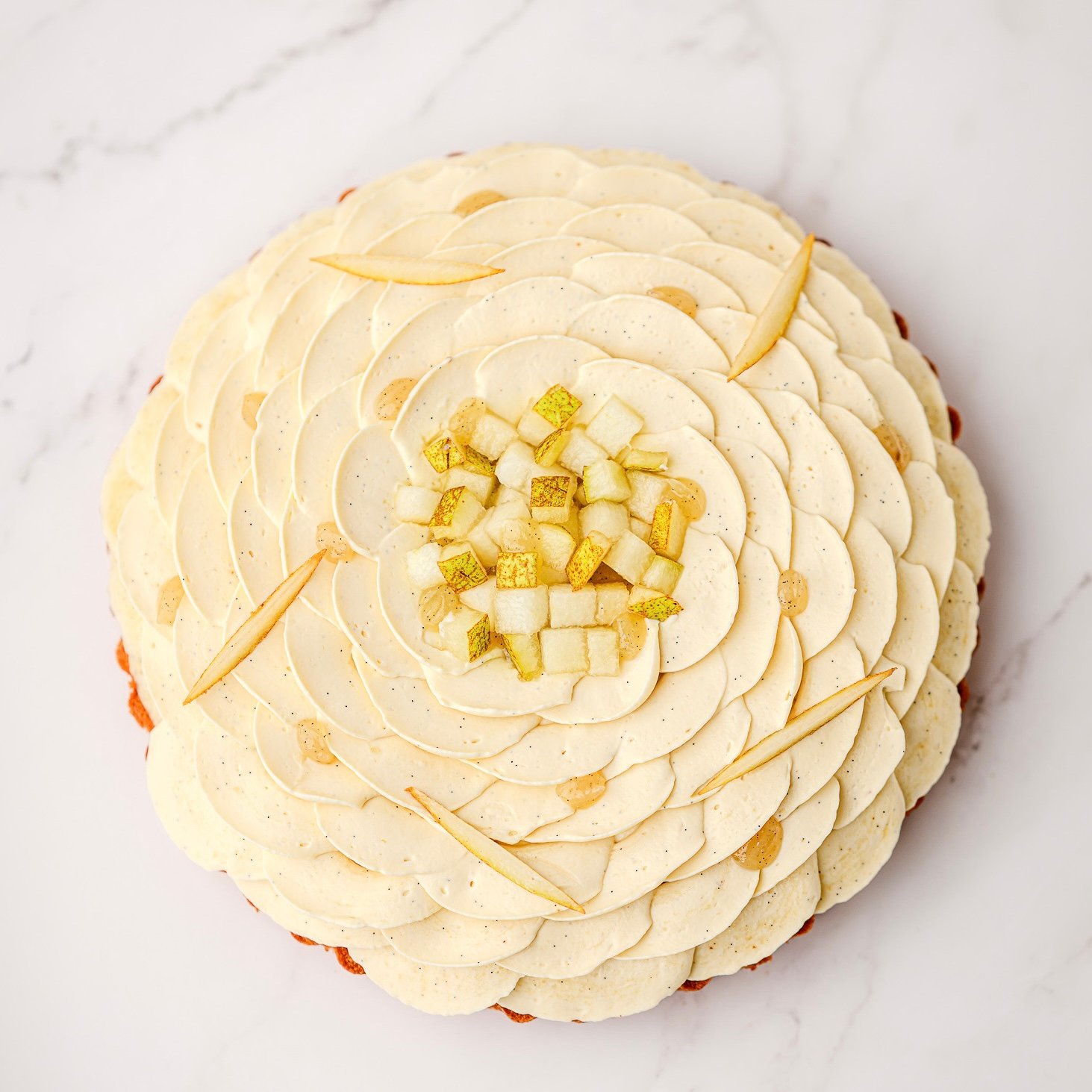 Tarte Poire Vanille